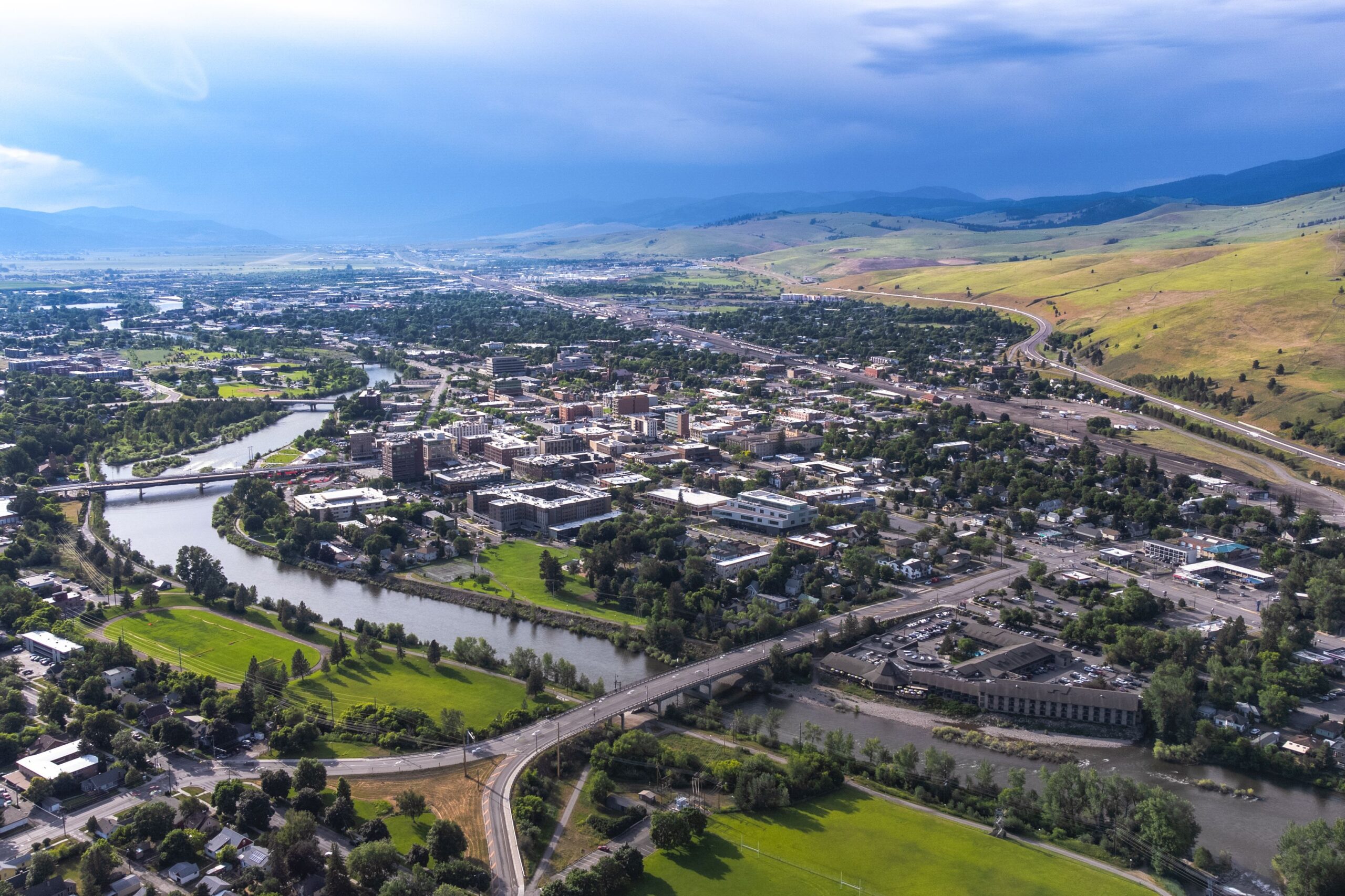 Missoula from Mount Sentinel, Montana