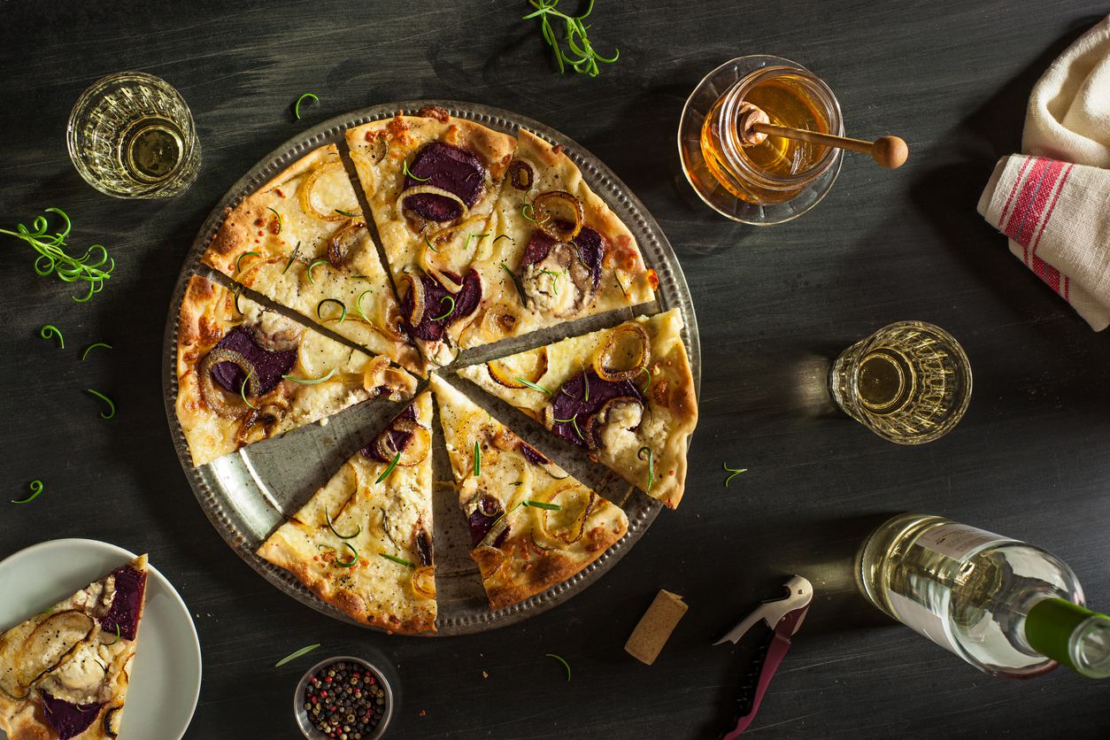 beet pizza