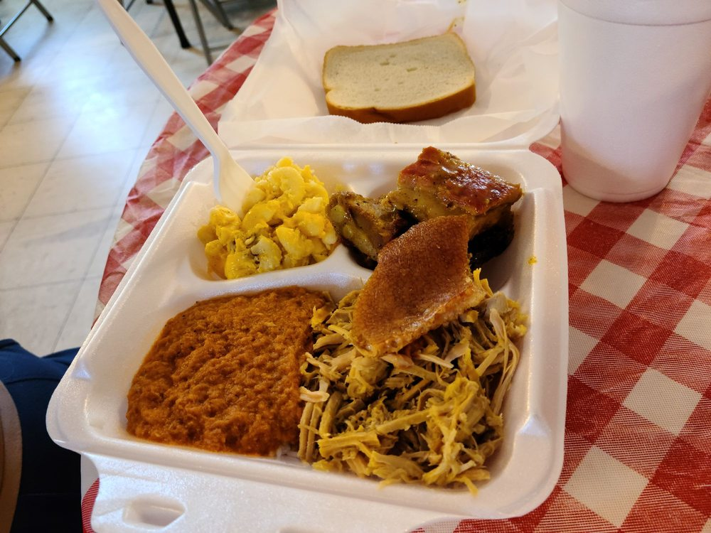 Sweatman's Barbecue pork plate