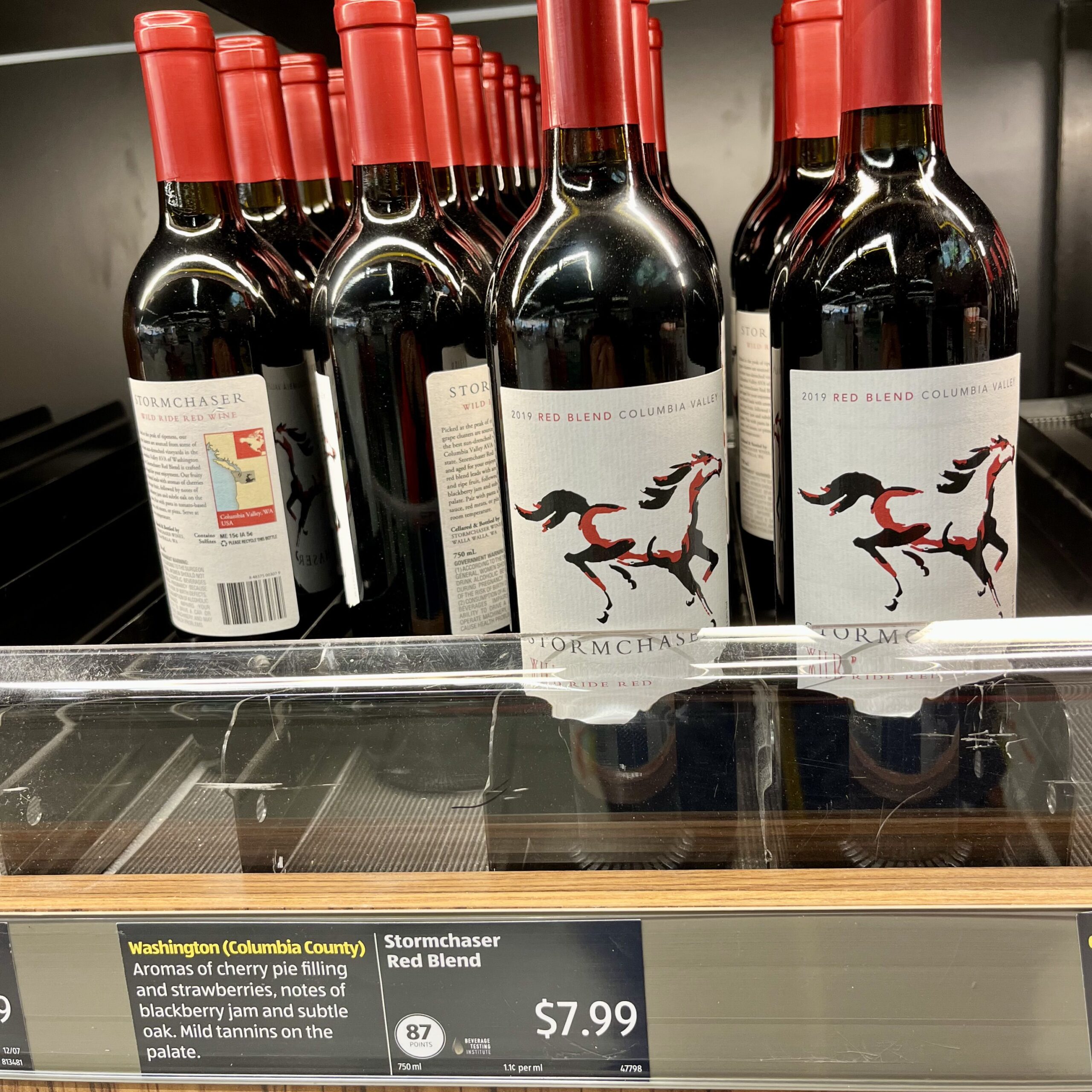 stormchaser red blend at aldi