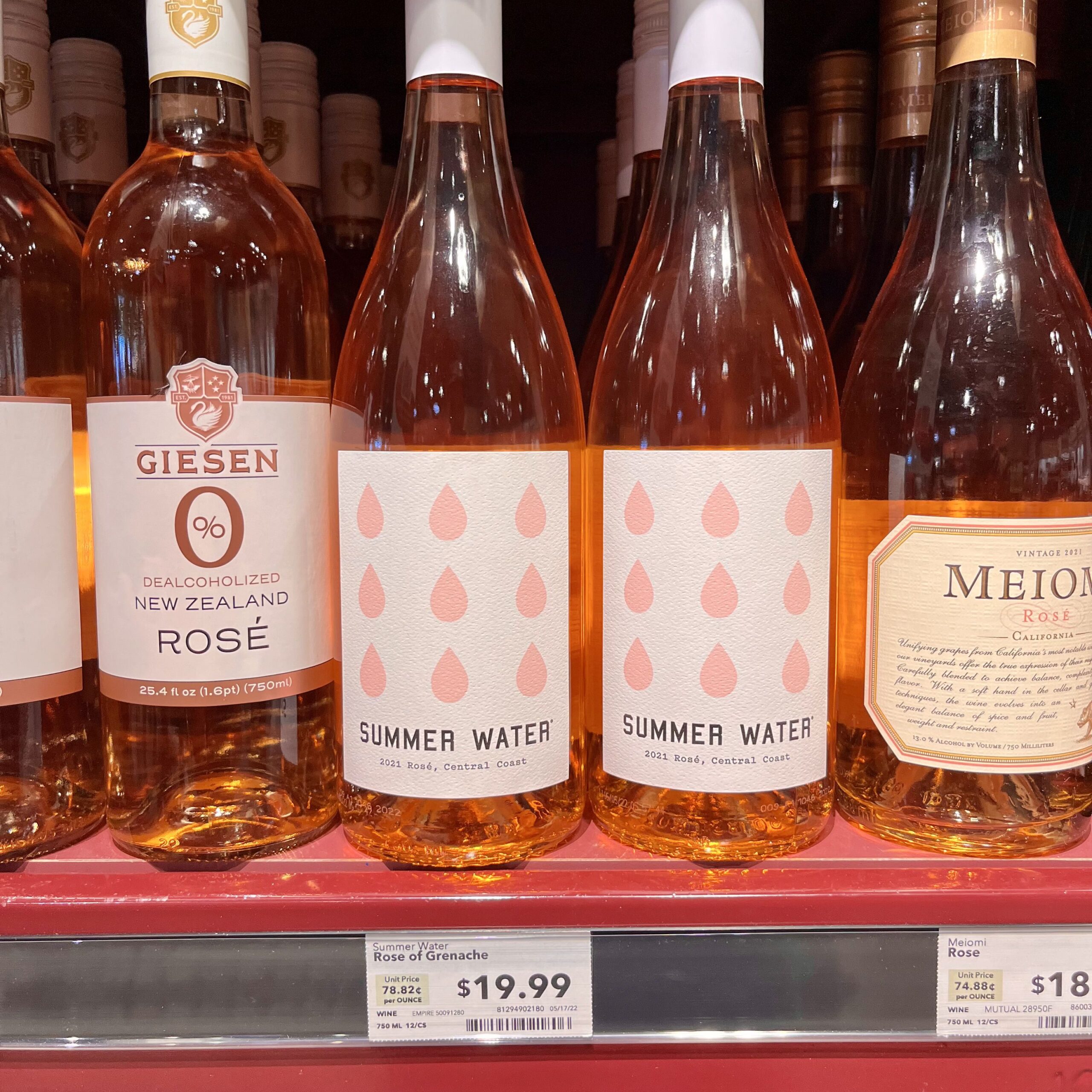 Summer Water Rosé at whole foods