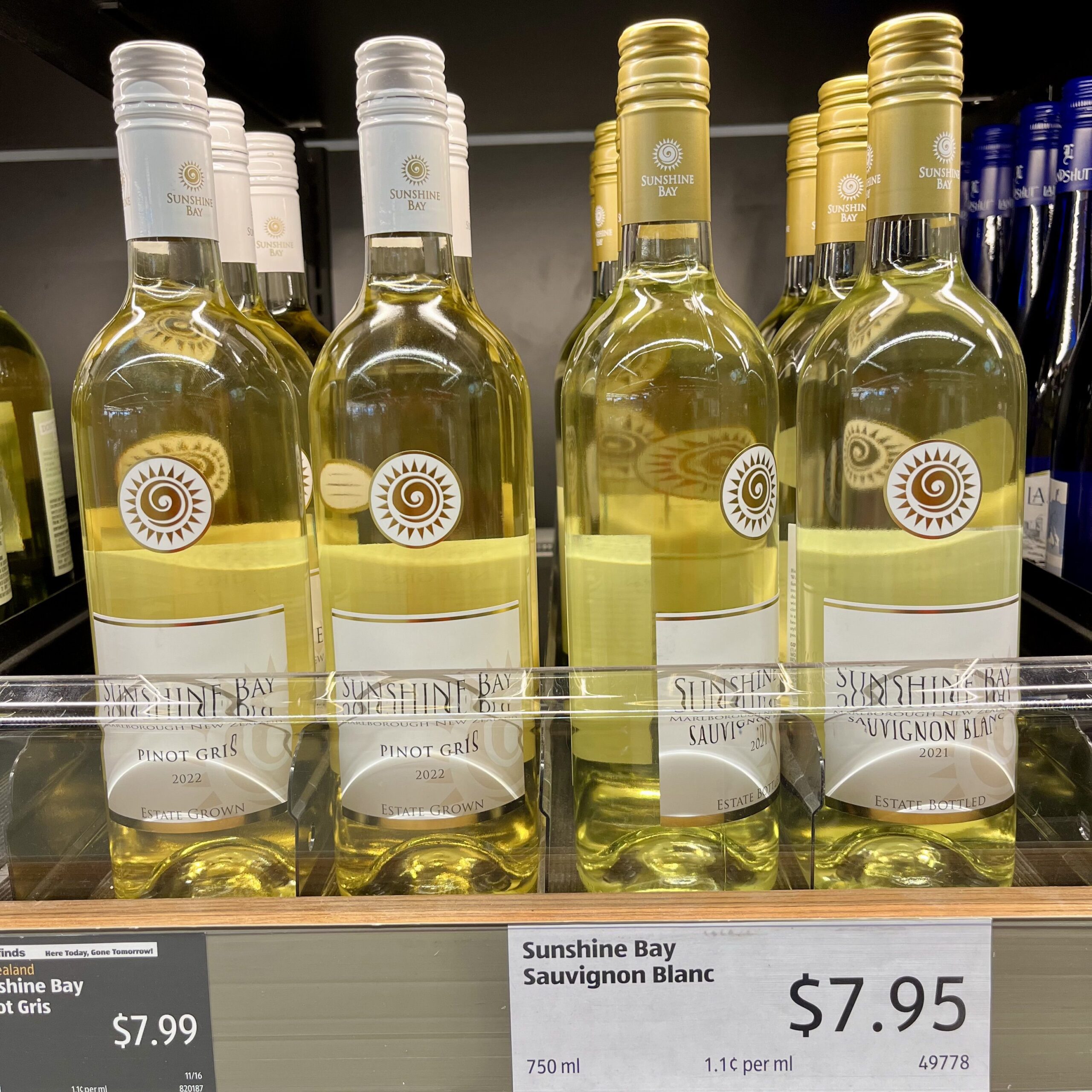 sunshine bay sauvignon blanc at aldi