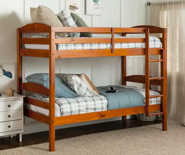 Walker Edison Furniture Co Twin Bunk Bed
