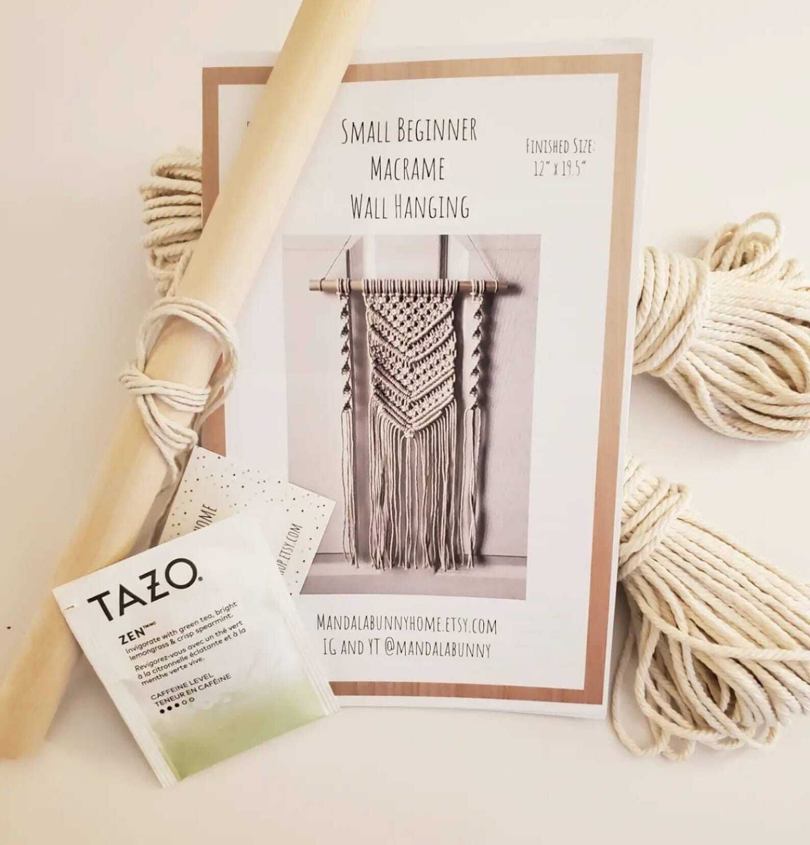 Beginner Macrame Kit By MandalaBunnyHome
