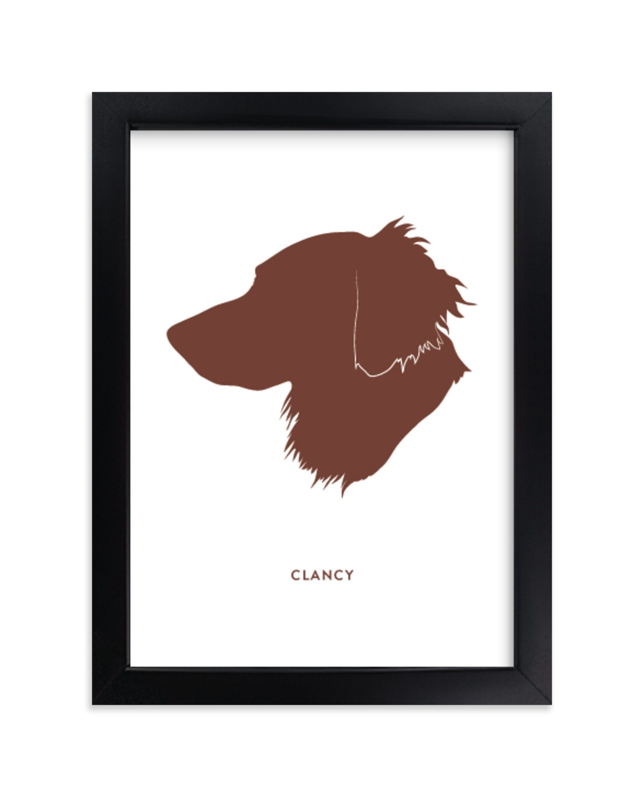 Custom Pet Silhouette Art
