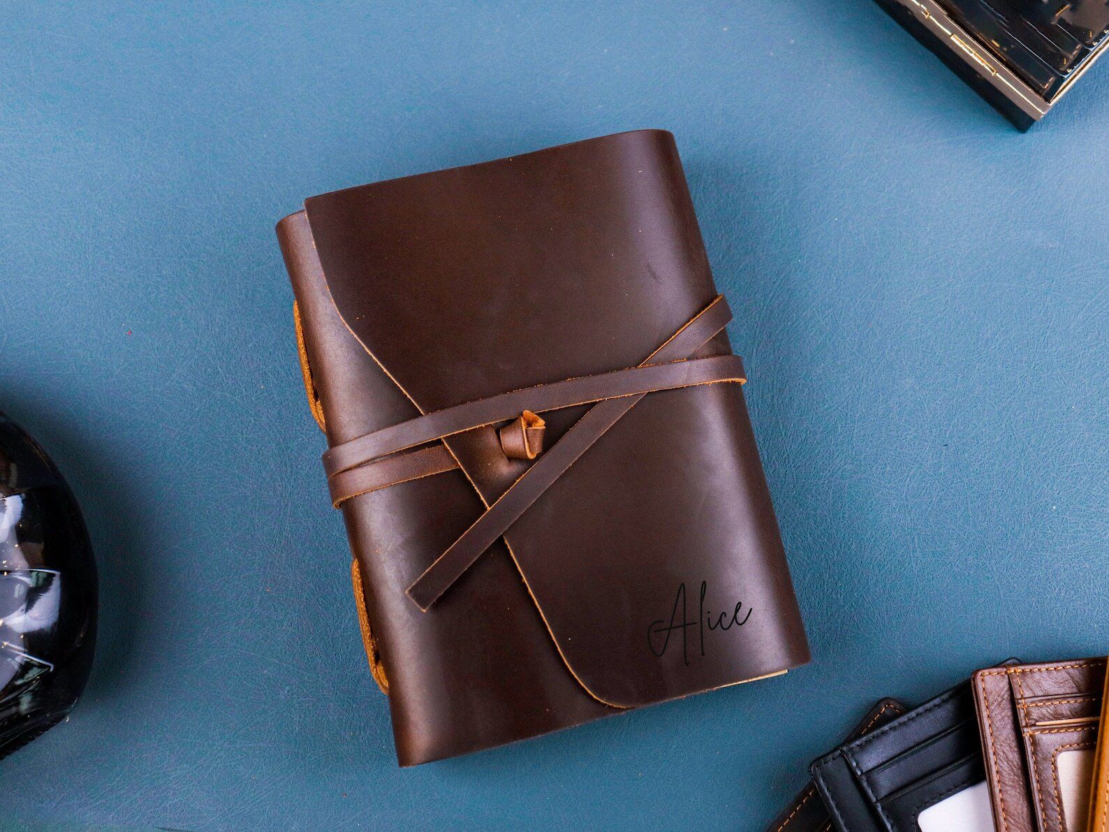 Customized Leather Journal By GarzonBoats