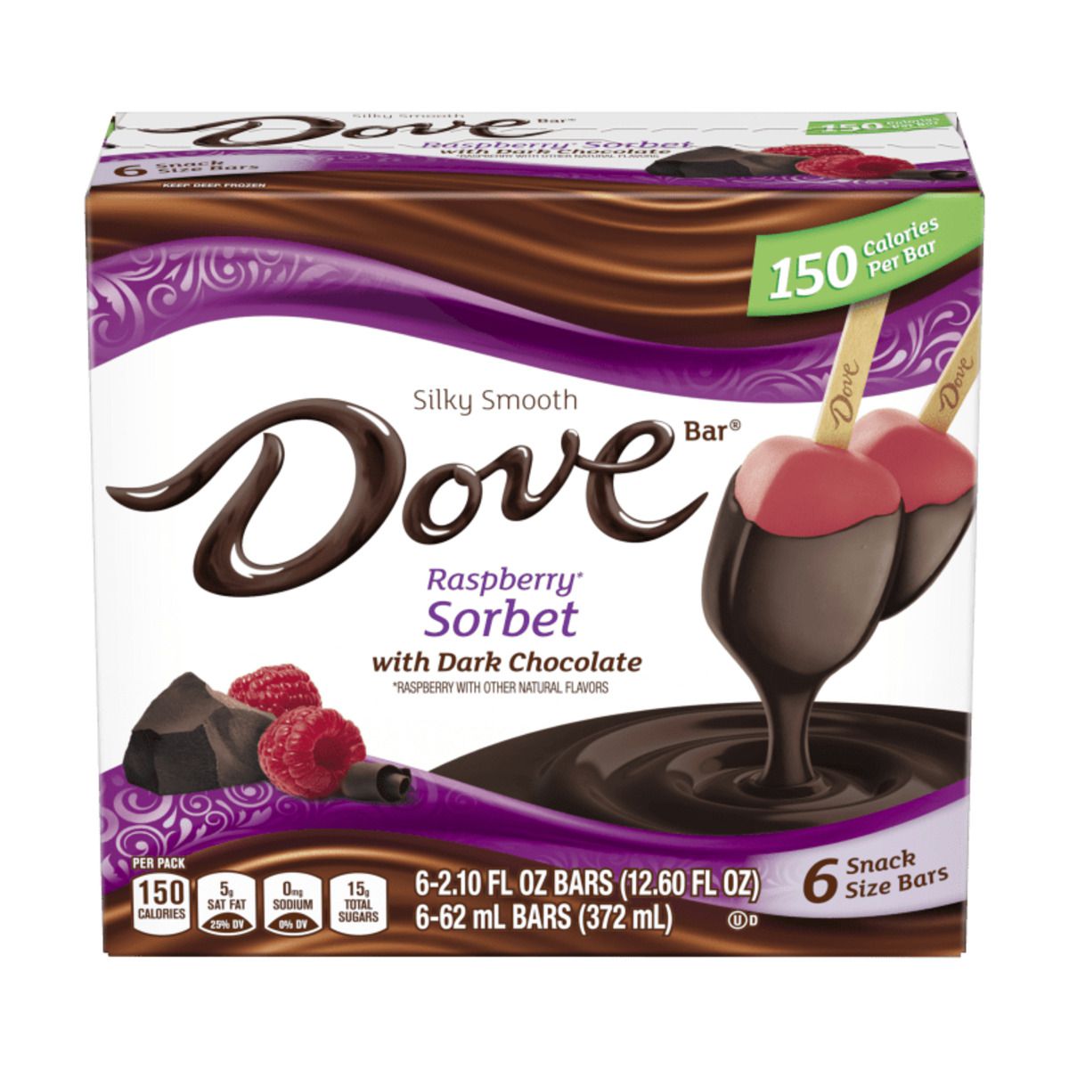 DoveBar Raspberry Sorbet