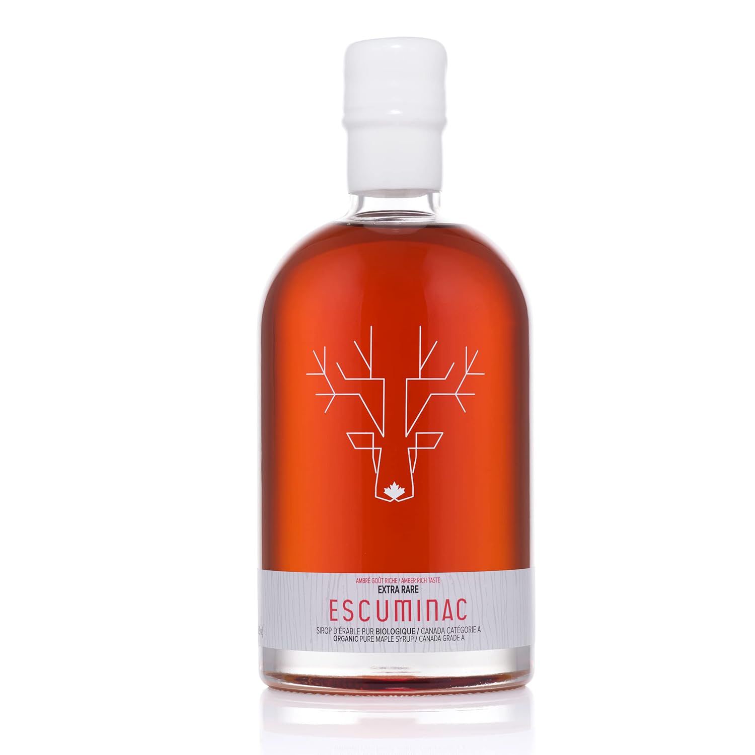 Escuminac Extra Rare Organic Maple Syrup, Amber Canada Grade A