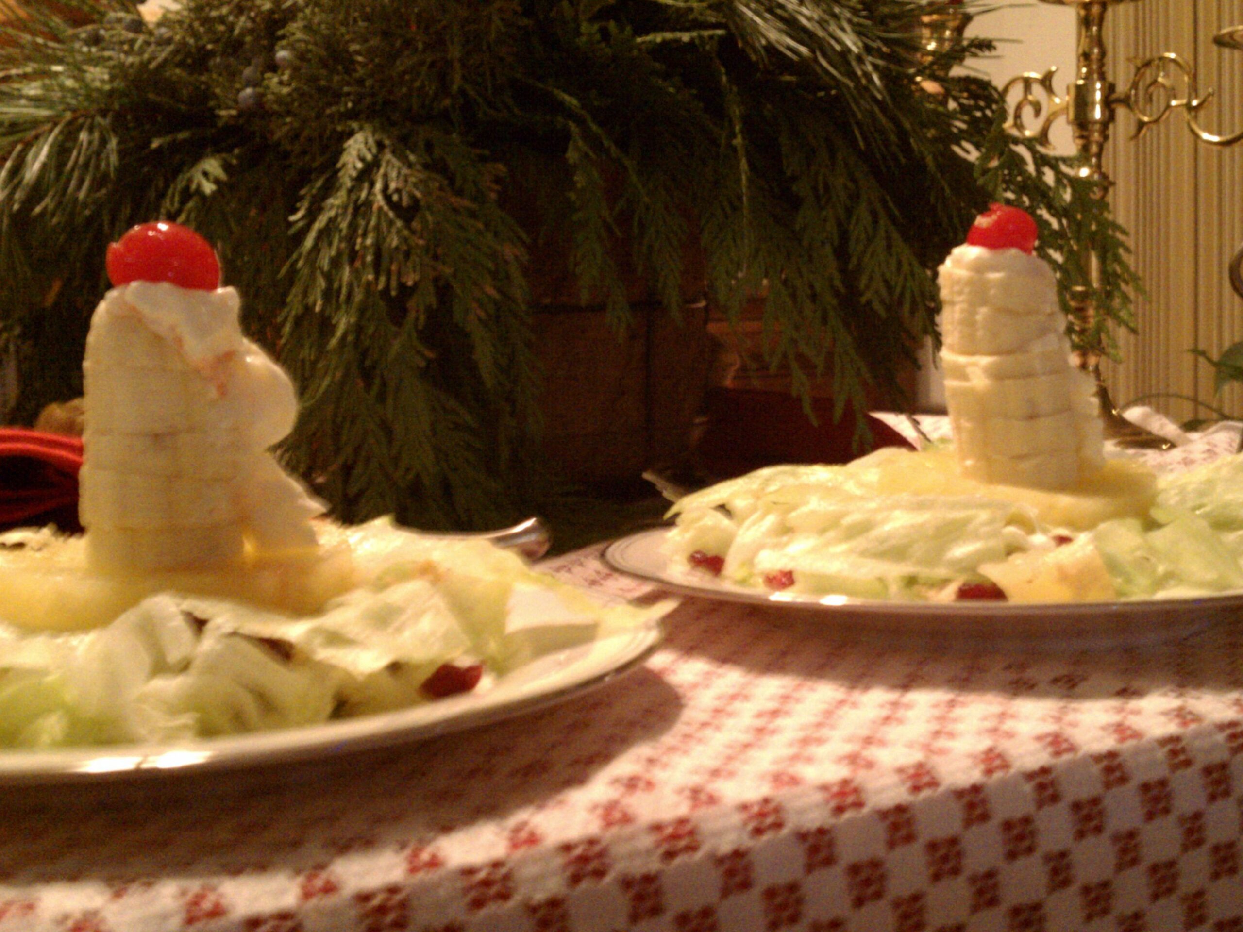 Christmas Candle Salad