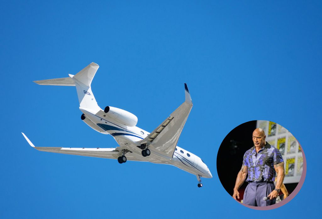 Gulfstream G650ER private small business jet preparing for landing at airport with deployed landing gear - San Jose, California, USA - 2021