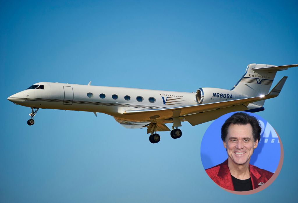 Prague, Czech Republic - April 01, 2012: Gulfstream G V landing at Prague Vaclav Havel airport