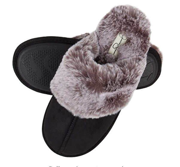 Jessica Simpson Faux Fur Slippers