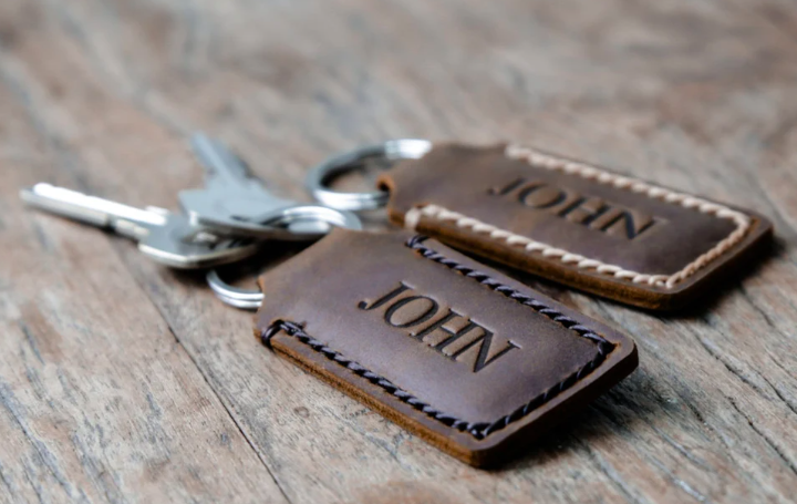 Custom Leather Keychains