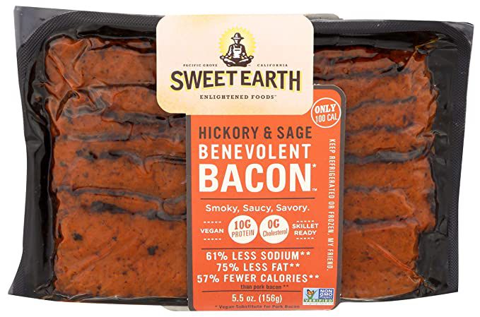Sweet Earth Benevolent Bacon from Amazon
