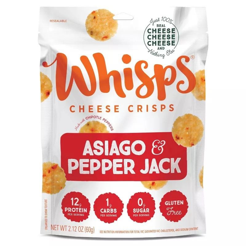 Whisps Asiago and Pepperjack Cheese Crisps