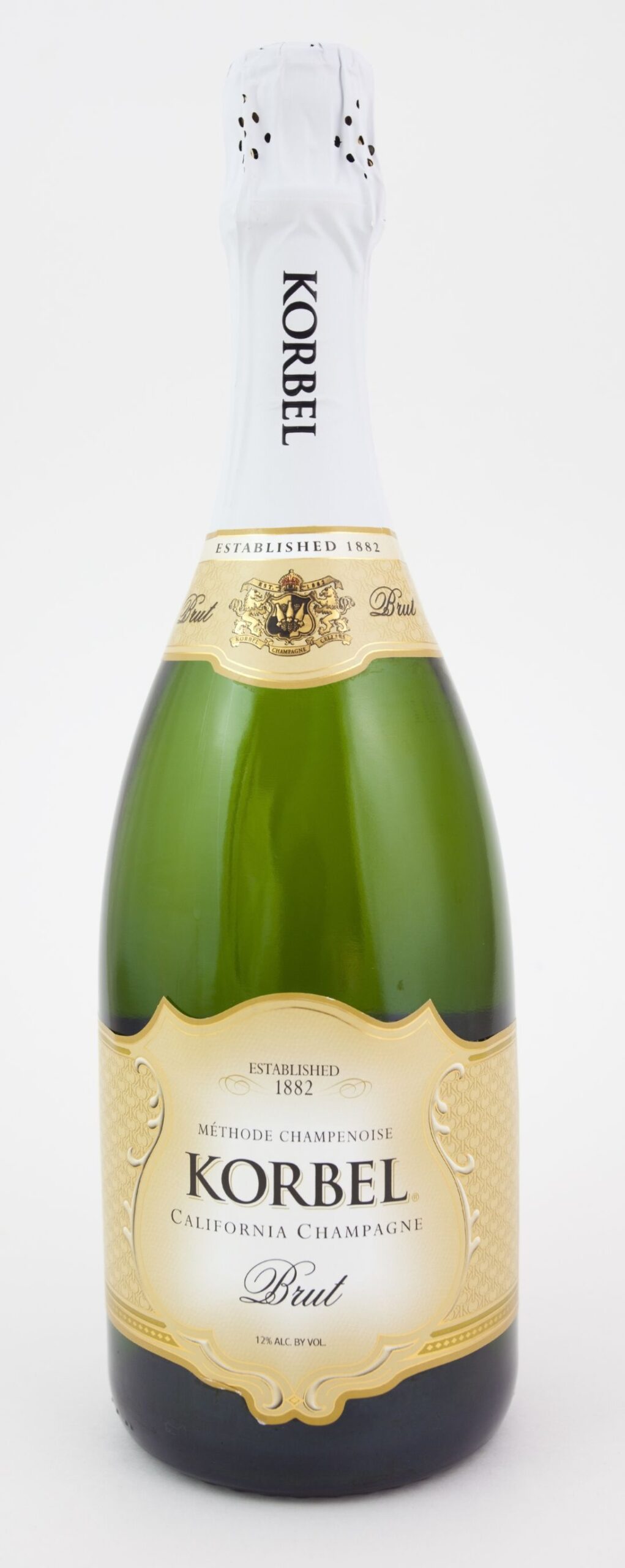Richmond, Virginia, USA - February 23, 2011: A bottle of Korbel champagne.