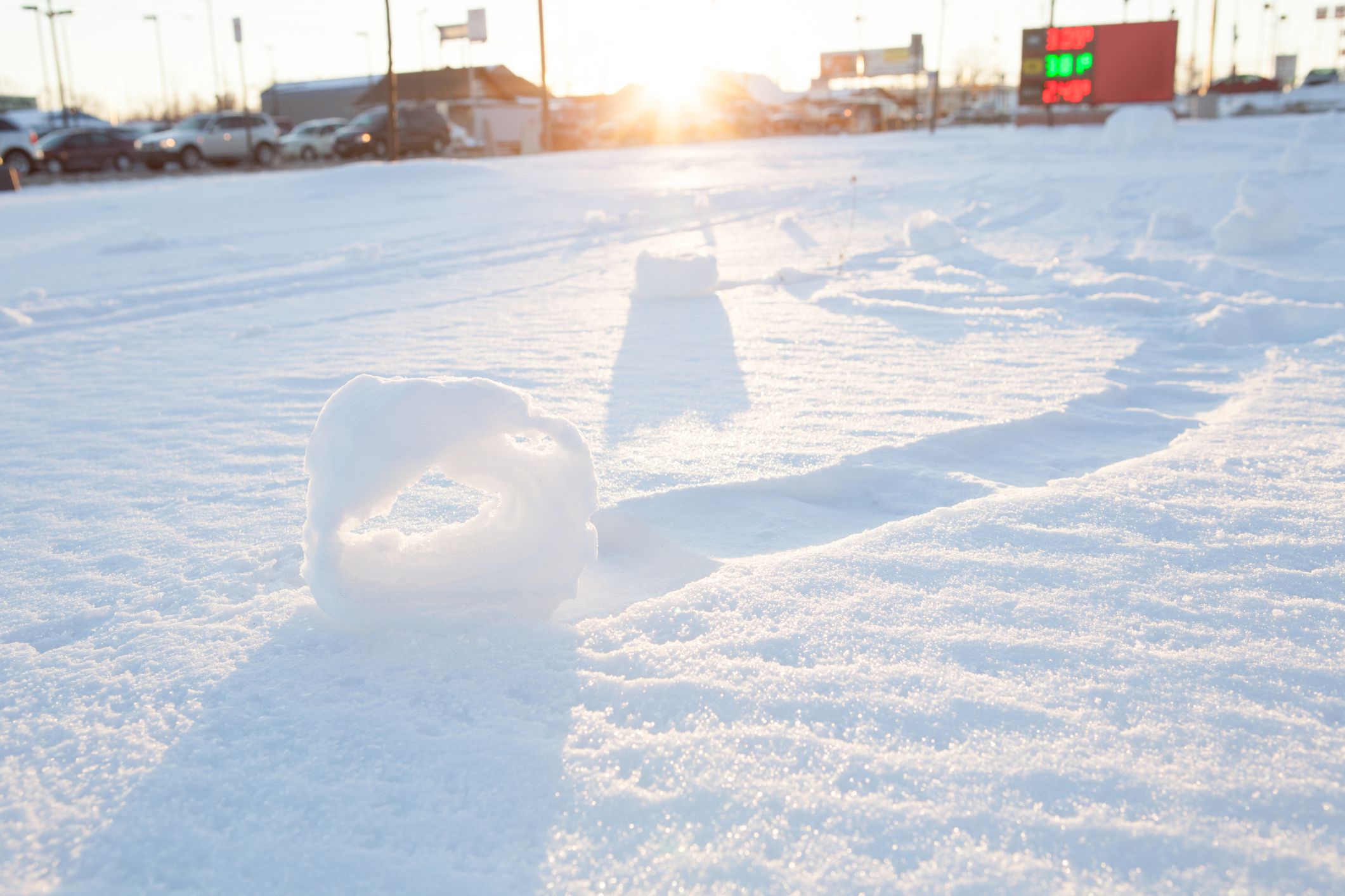 snow rollers in the midwest