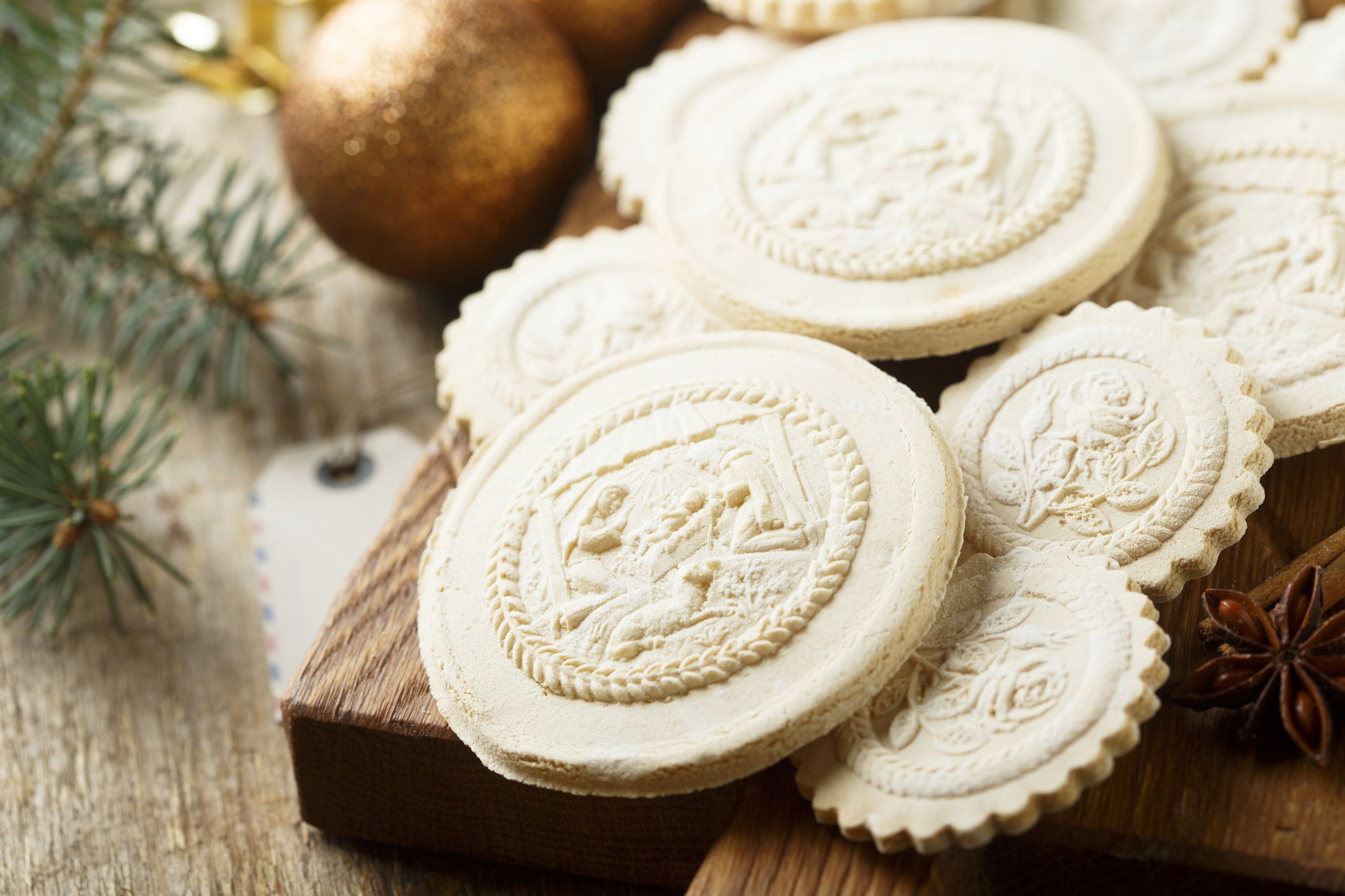 Traditional homemade Springerle cookies