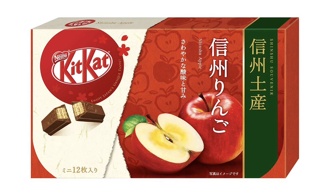 shinshu apple kit kat