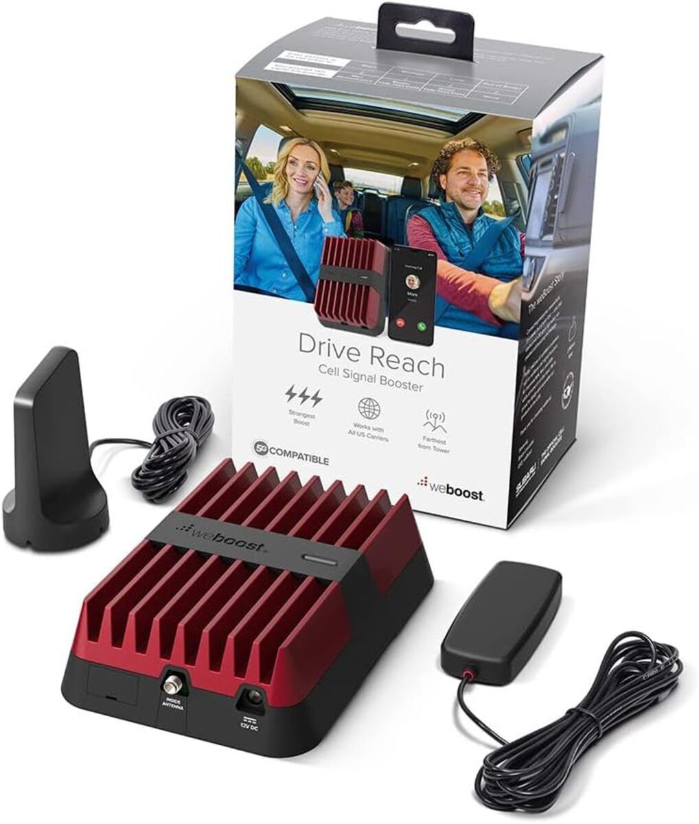 weBoost Drive Reach Vehicle Cell Phone Signal Booster, 470154