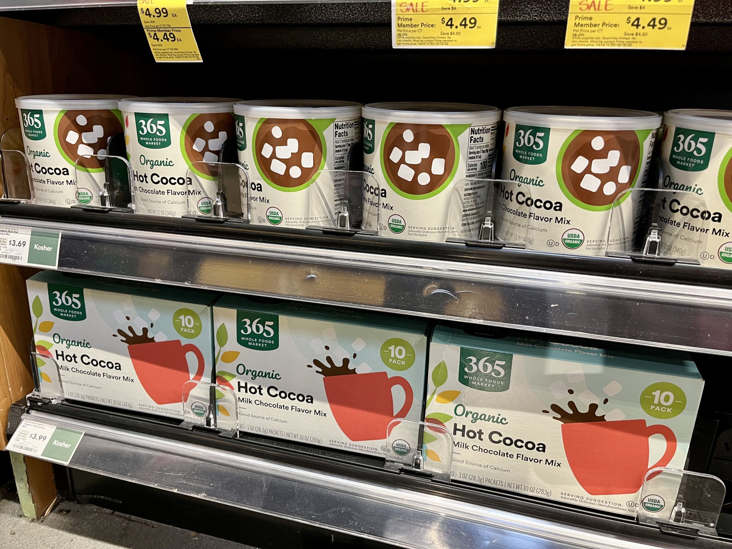 hot cocoa mix at whole foods
