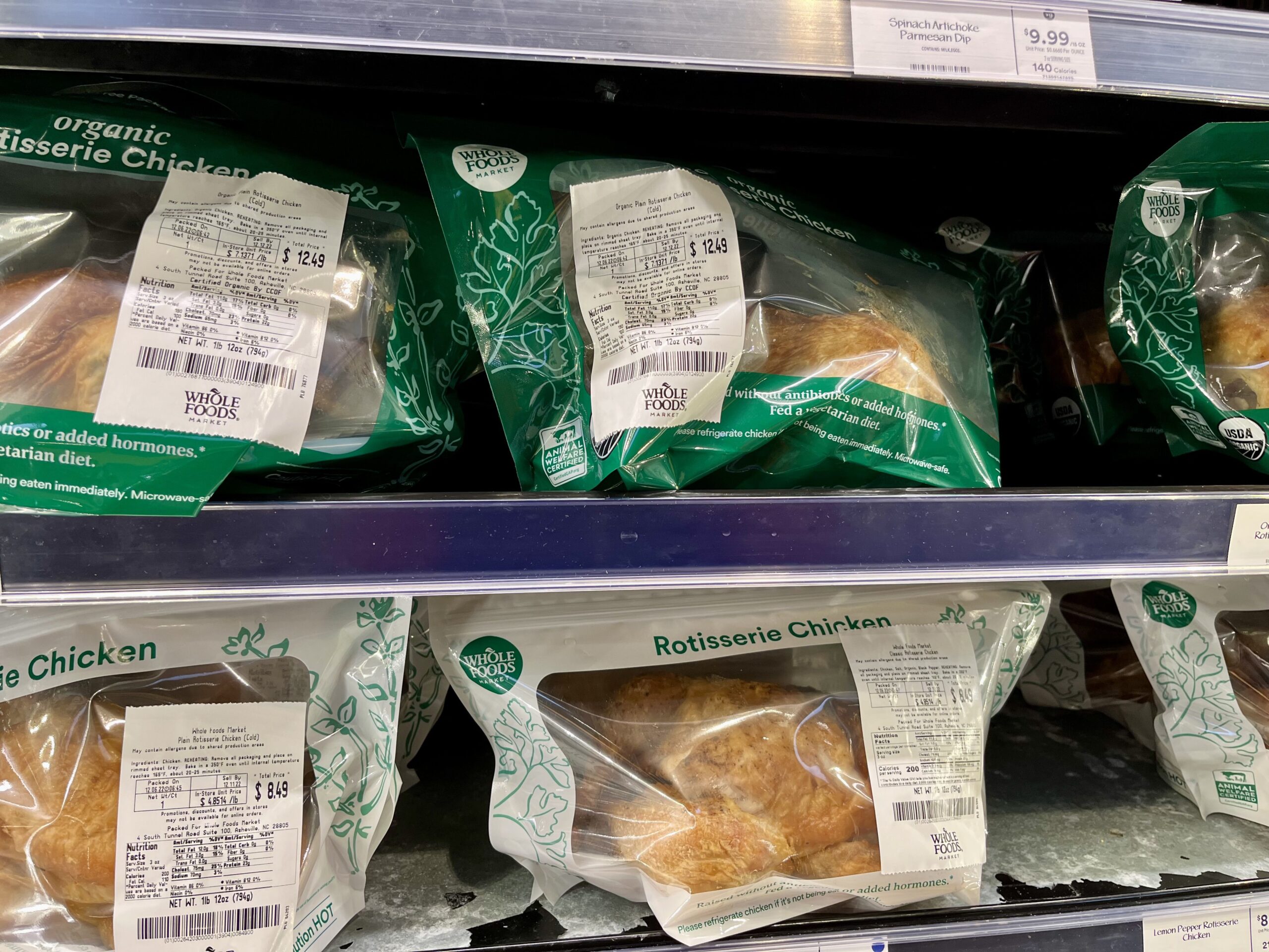 rotisserie chickens at whole foods