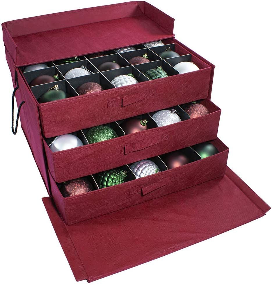 Vermont Christmas Ornament Storage Box