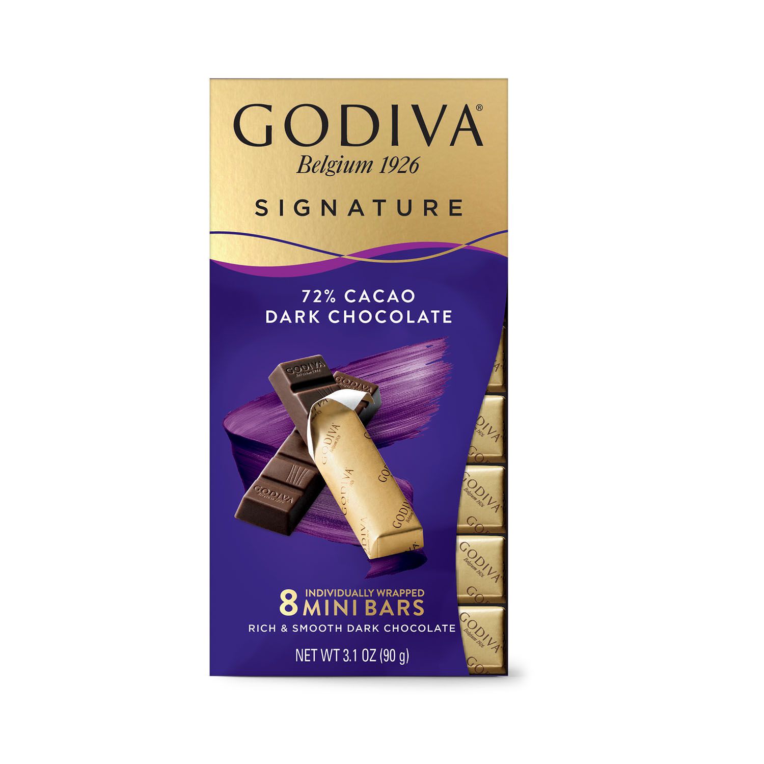 Godiva Signature 72% Cacao Dark Chocolate Mini Bars