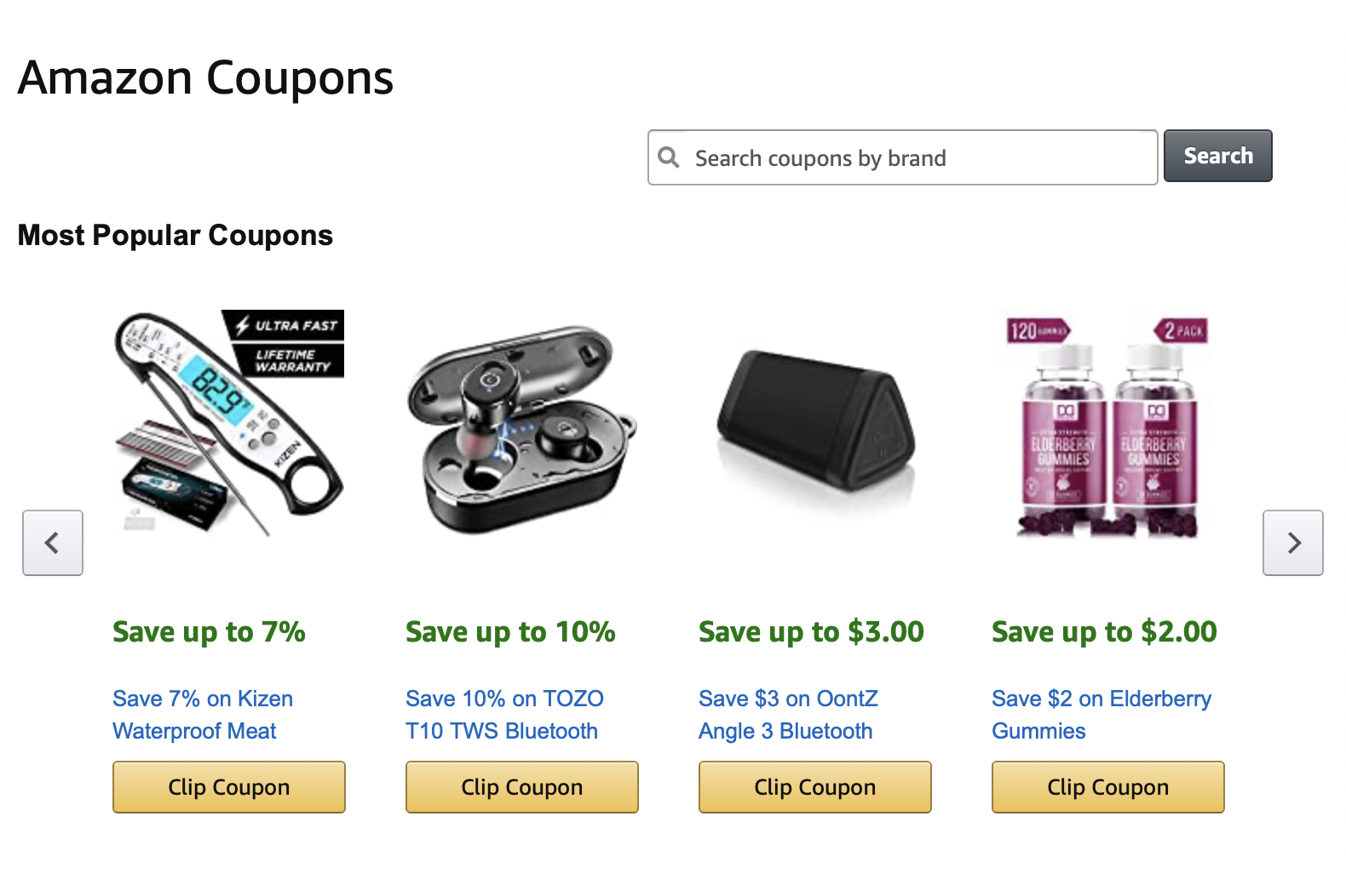 Amazon Coupons