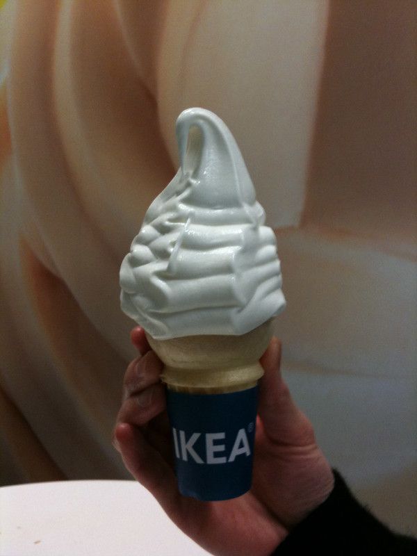 Photo of non-fat frozen yogurt from Ikea