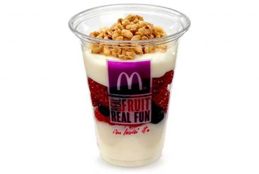 McDonald's Fruit and Yogurt Parfait