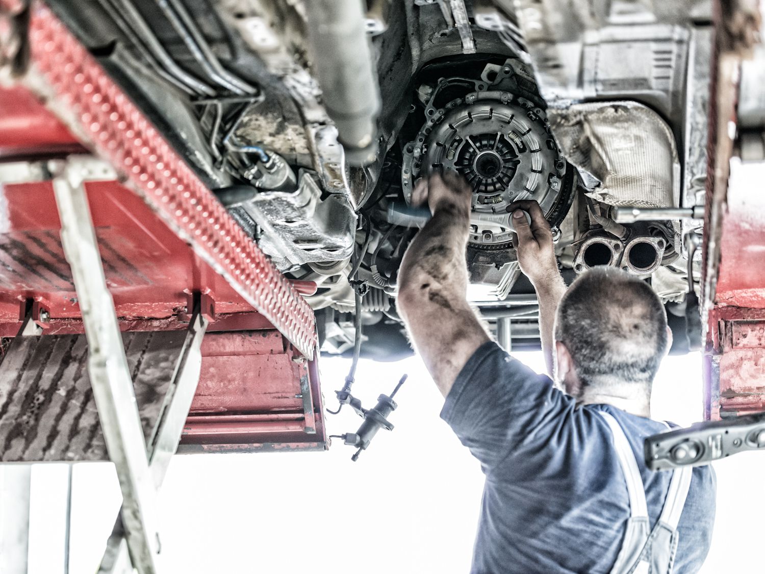 Auto Mechanic at work
