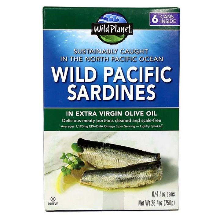 Canned sardines