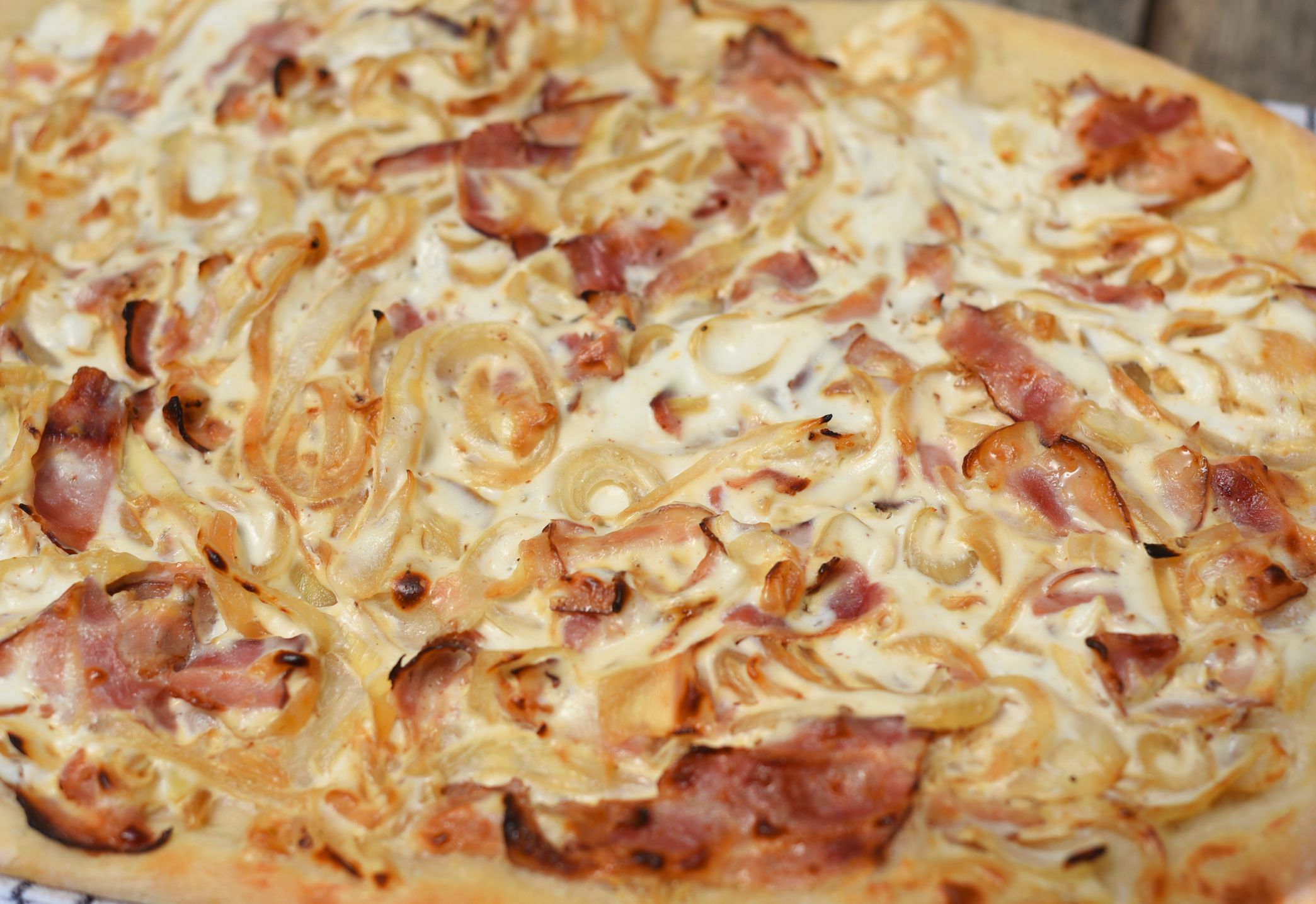 Homemade Flammkuchen