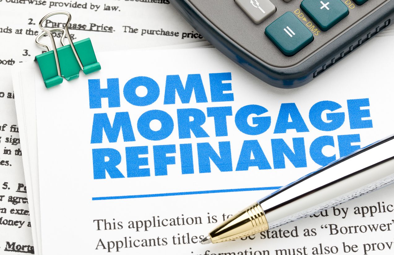 home mortgage refinance papers