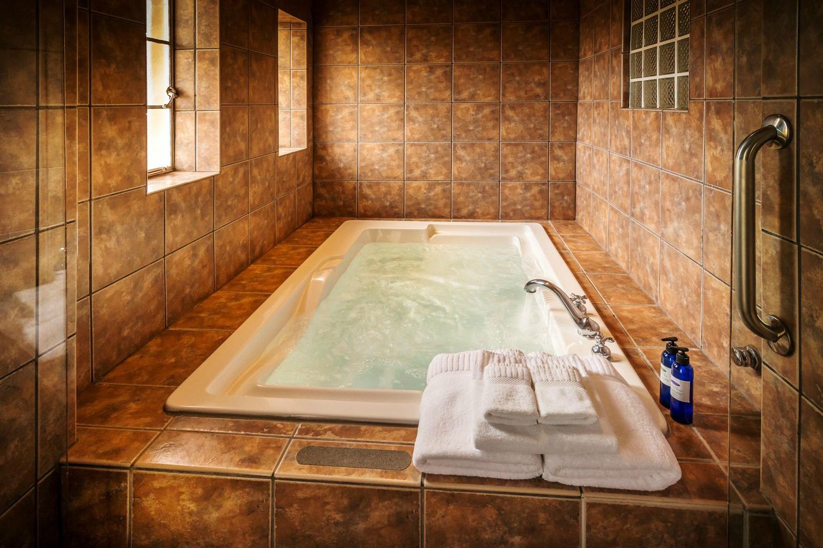 private bath at Sierra Grande Lodge & Spa | Truth or Consequences, New Mexico