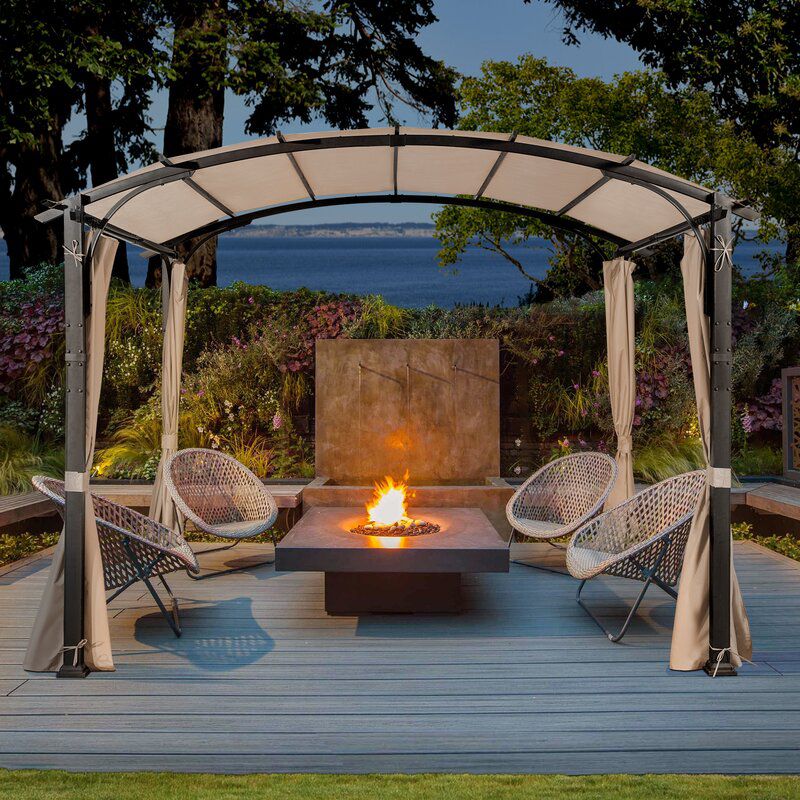 Metal Pergola With Canopy