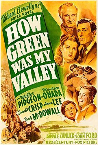 How Green Was My Valley (1941) Movie Poster
