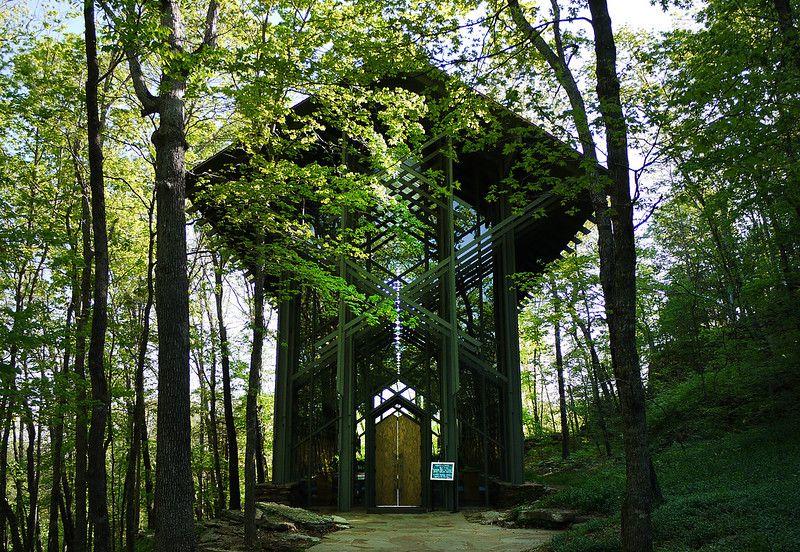 Eureka Springs Thorncrown Chapel.