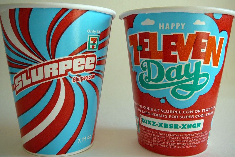 7-Eleven Free 7.11oz Slurpee cup