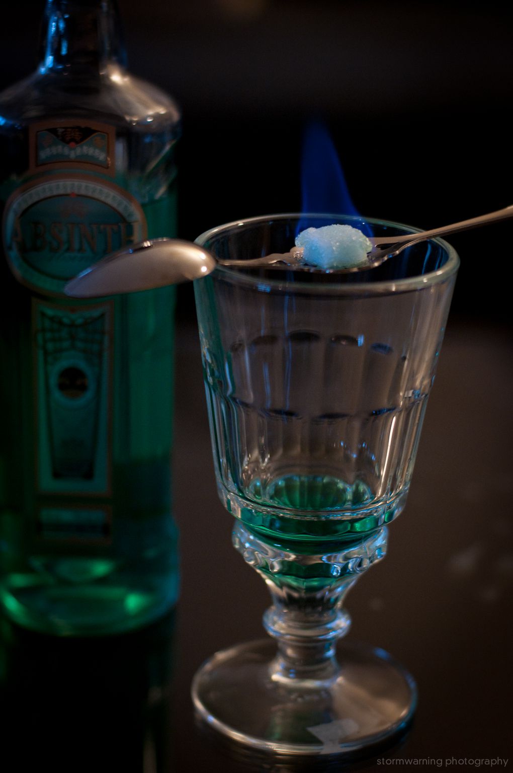 Absinthe Bohemian Ritual (burning the sugar)