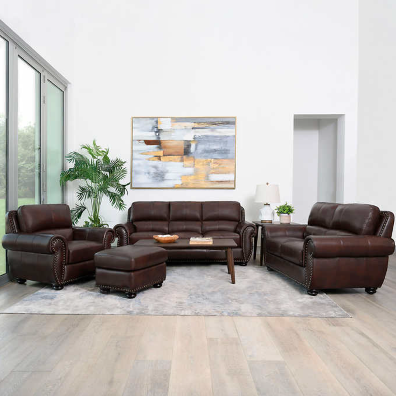 Leather Living Room Set