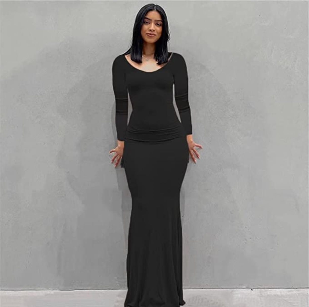 C.AMOUR Spaghetti Strap Bodycon Dress
