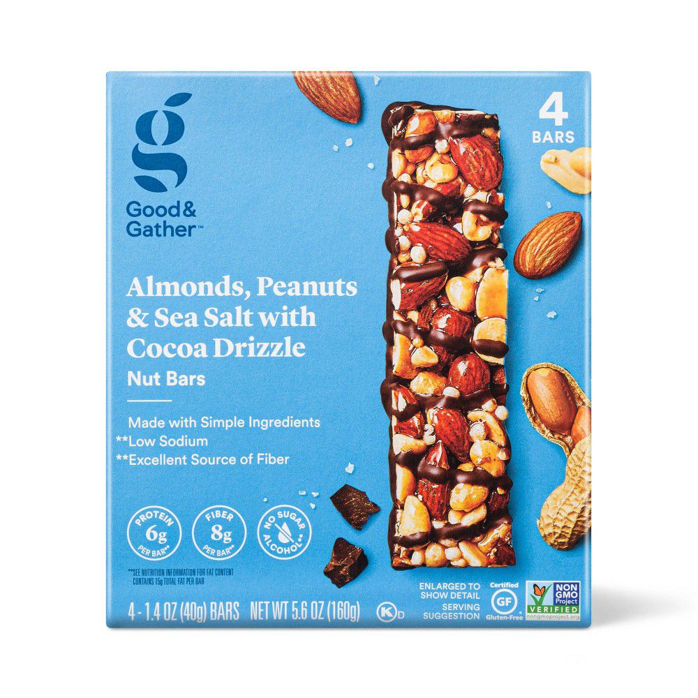 Good & Gather Almond, Peanuts, and Sea Salt Nut Bars