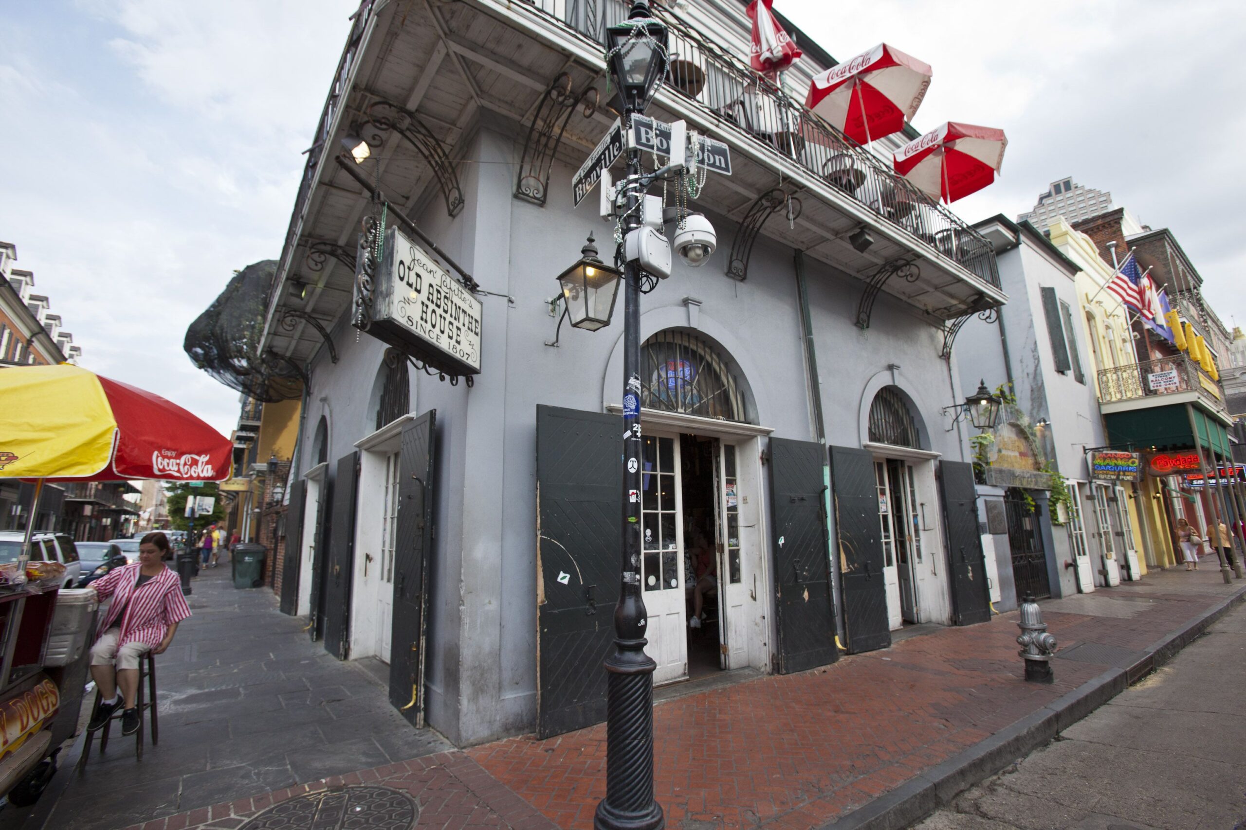 Exterior views of The Old Absinthe House on July 31, 2012 in New Orleans, Louisiana.