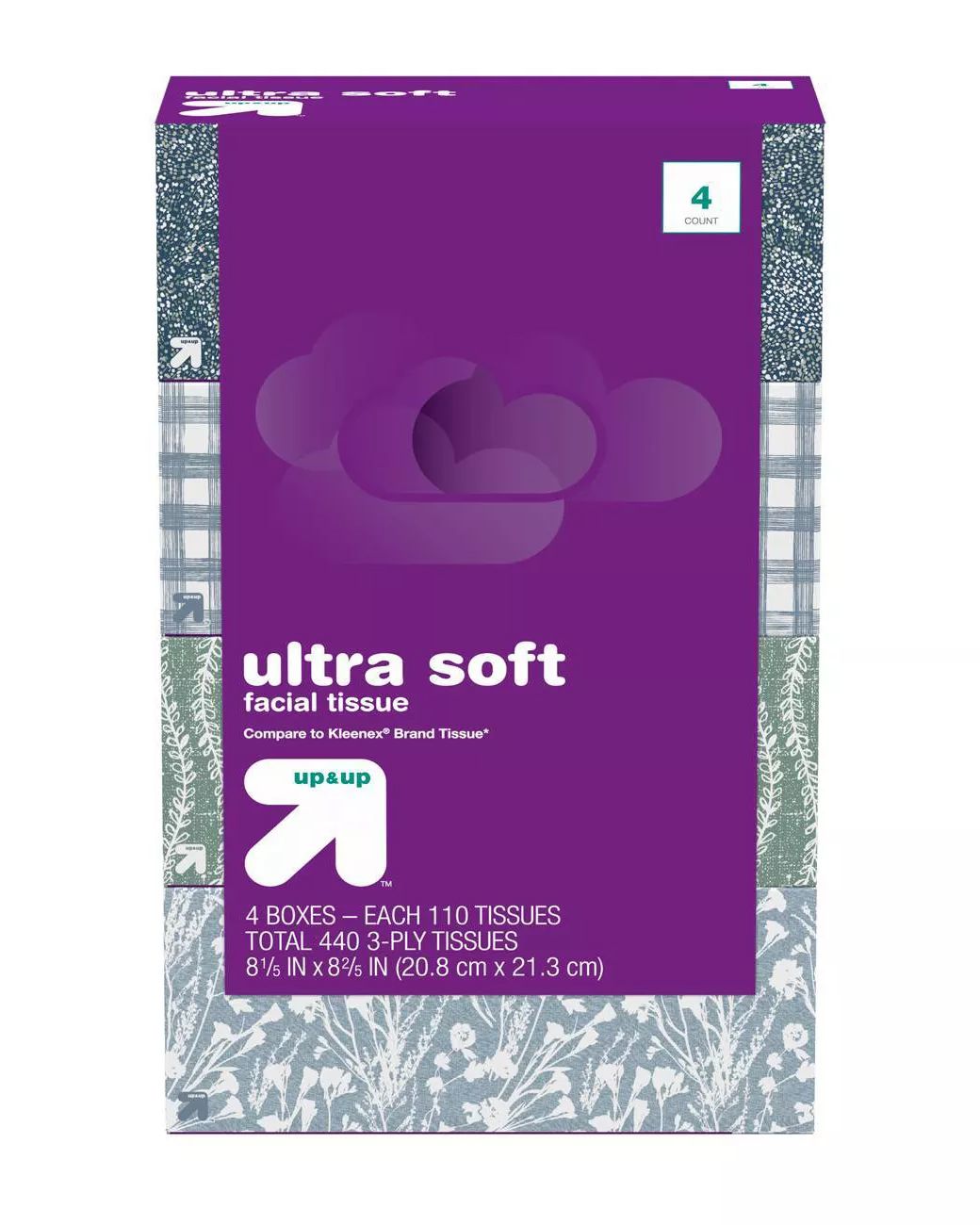 Up&Up Ultra Soft Tissues, 4 pk.