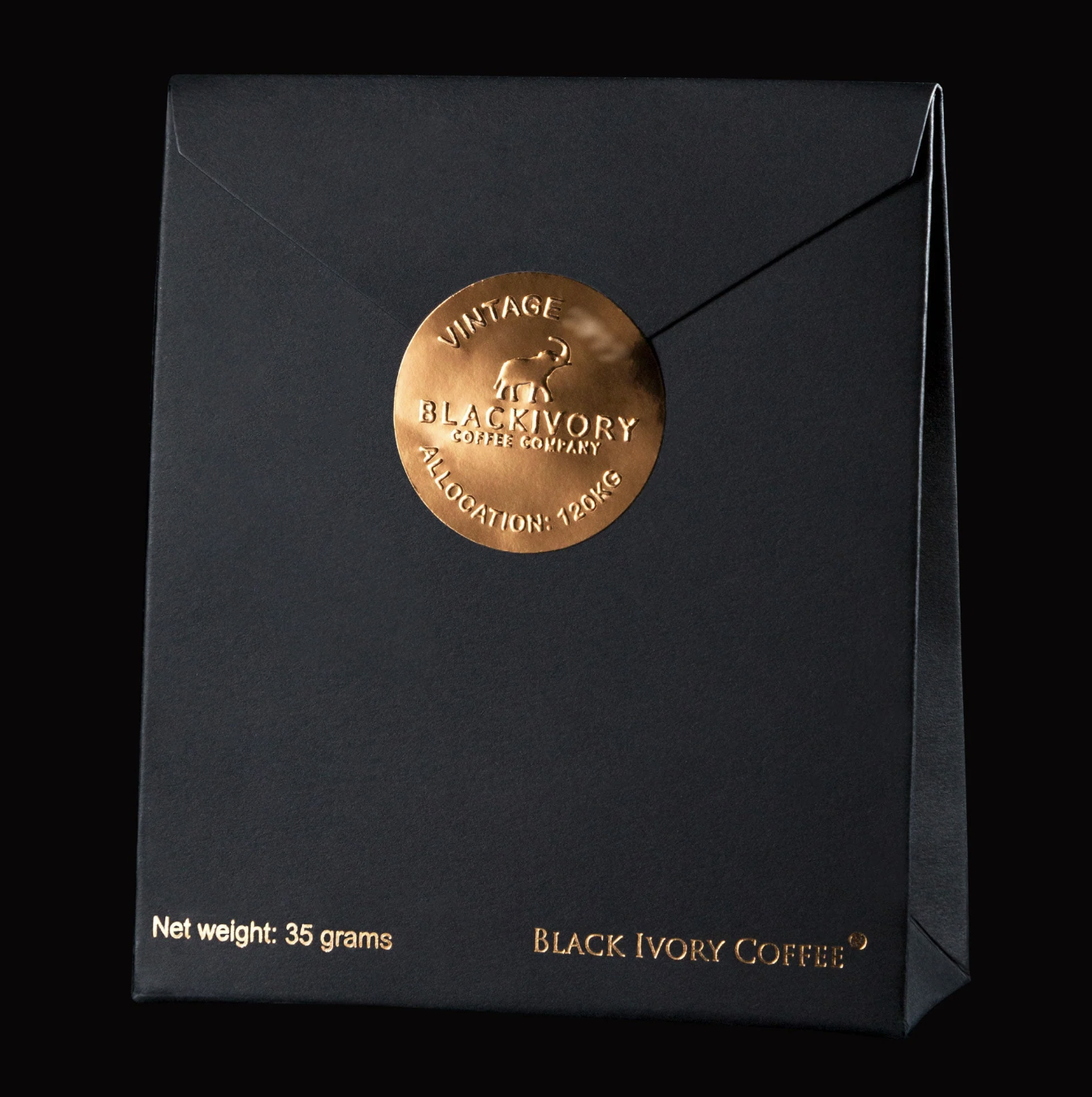 35 grams of black ivory coffee