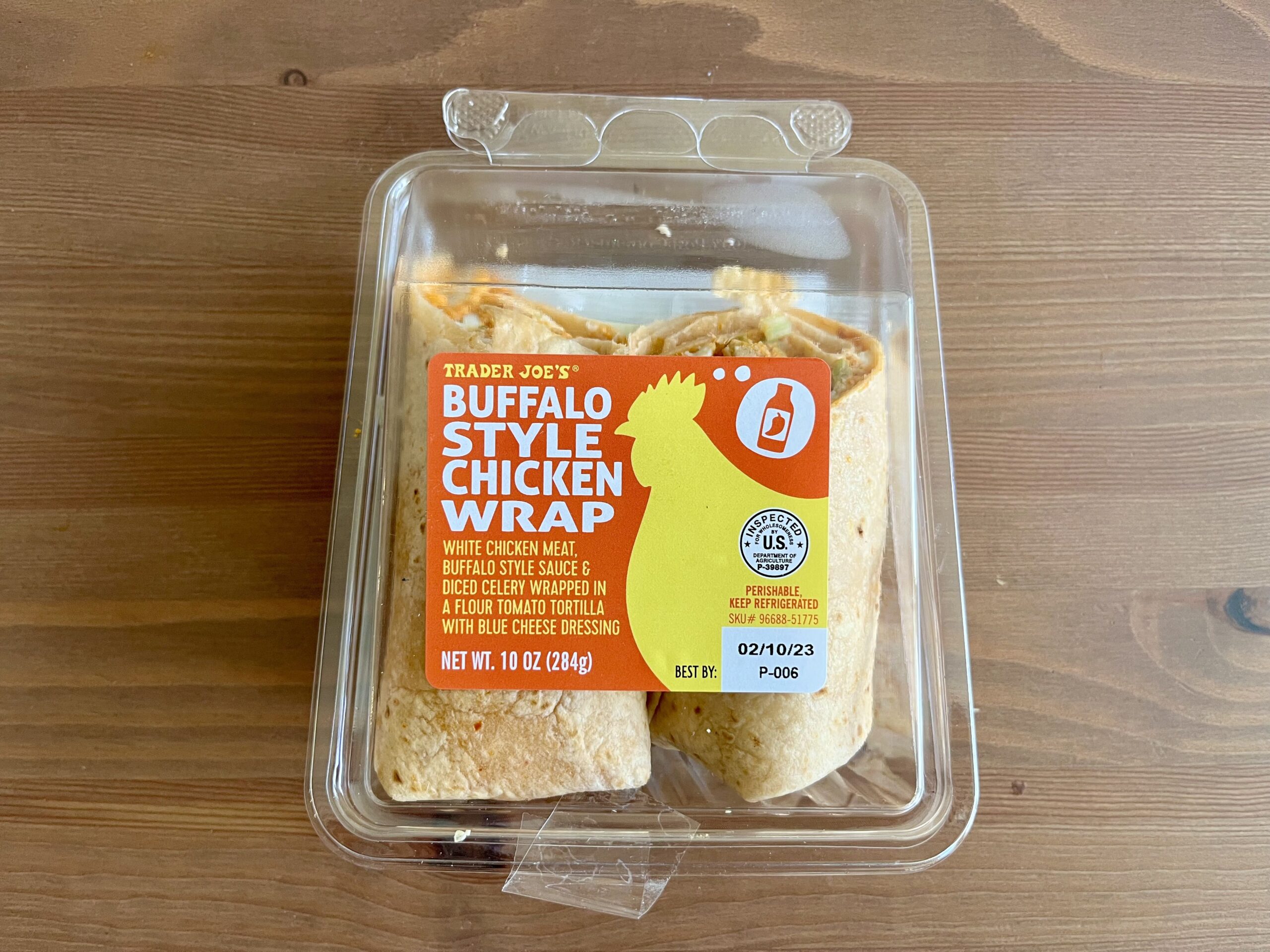 Best: Buffalo Style Chicken Wrap