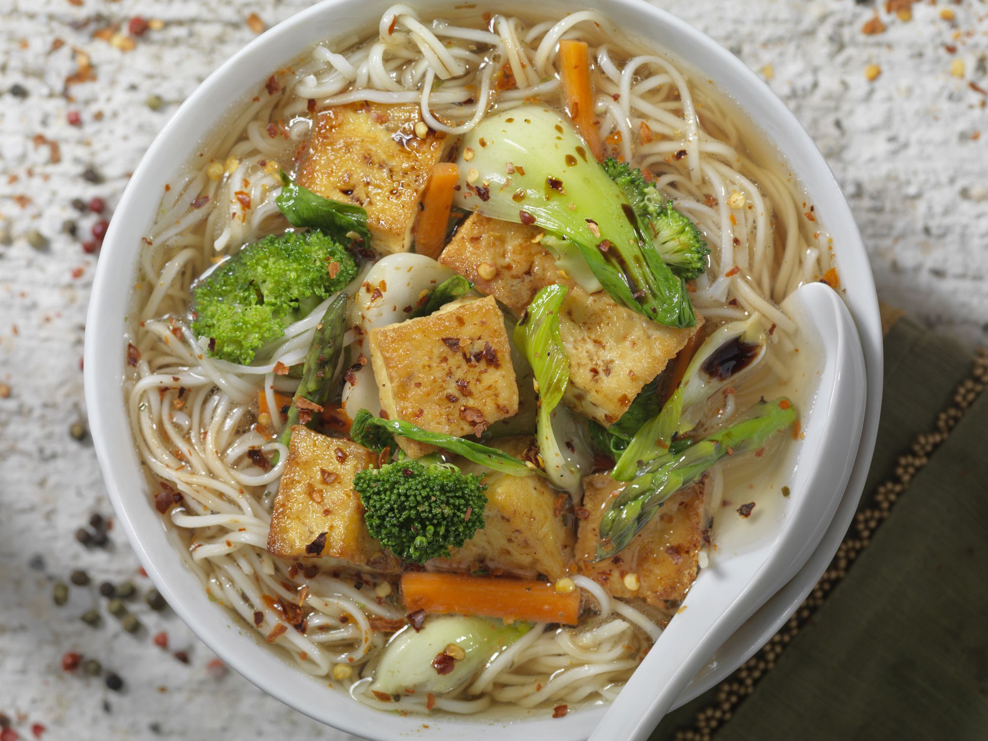 Tofu Noodle Bowl