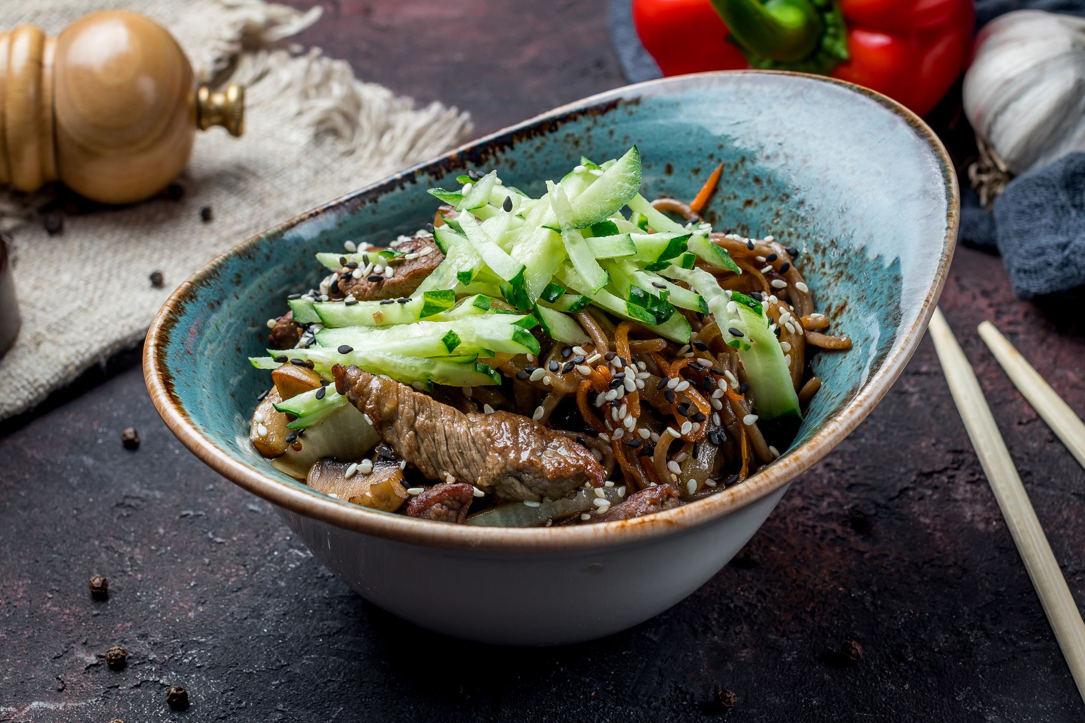 beef wok noodles